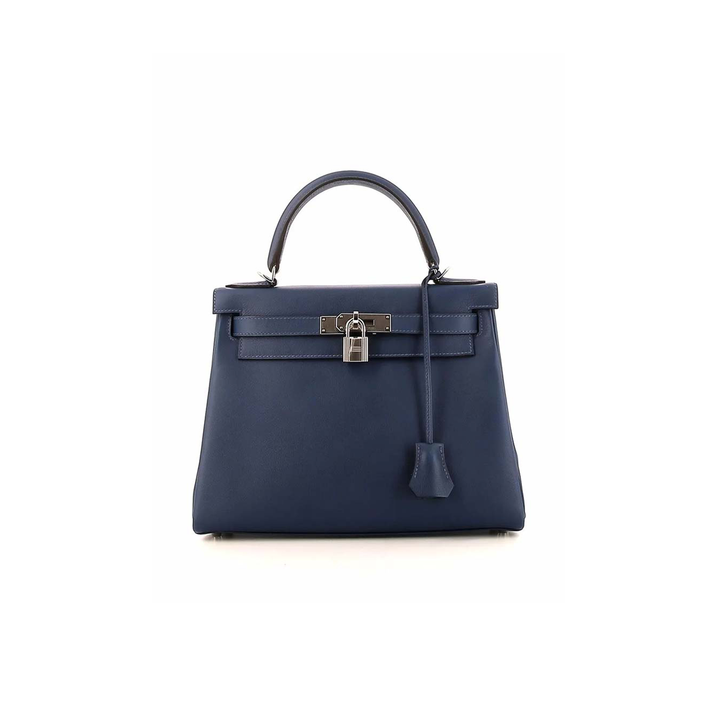 H**mes kelly 28 vormandum navy silver (28*22*10cm)